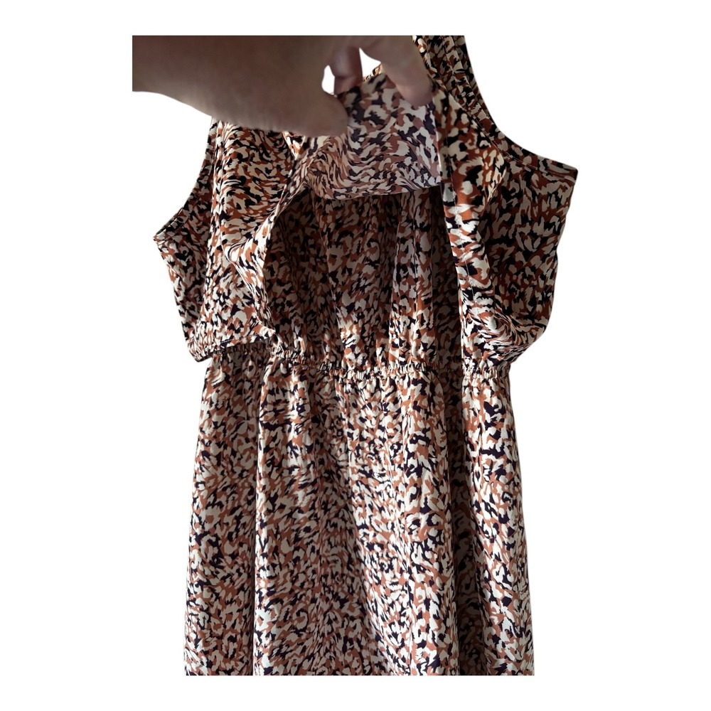 Leopard Print Ruffle Overlay Shorts 3XL - Picture 3 of 4